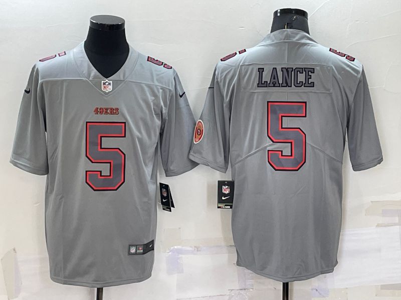 Men San Francisco 49ers #5 Lance Grey 2022 Nike Limited Vapor Untouchable NFL Jerseys
